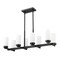 Z-Lite Danica 8 Light Linear Chandelier, 12in. W x 12.25in. H, Matte Black 3044-8L-MB - alternate 7